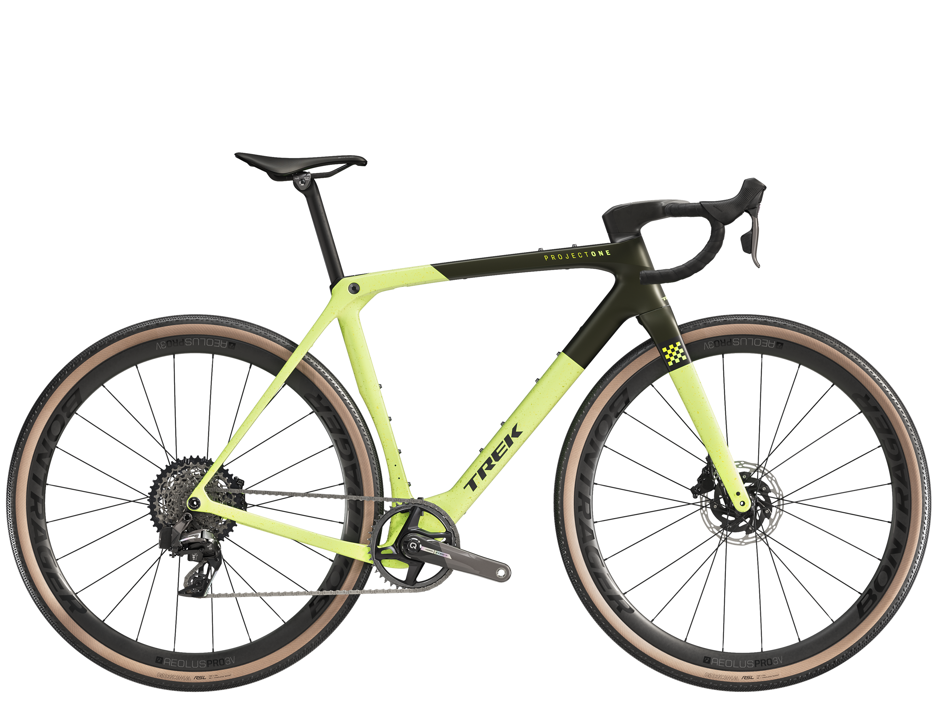 Trek Checkmate SLR 7 AXS Gravelbikes (grün) 1